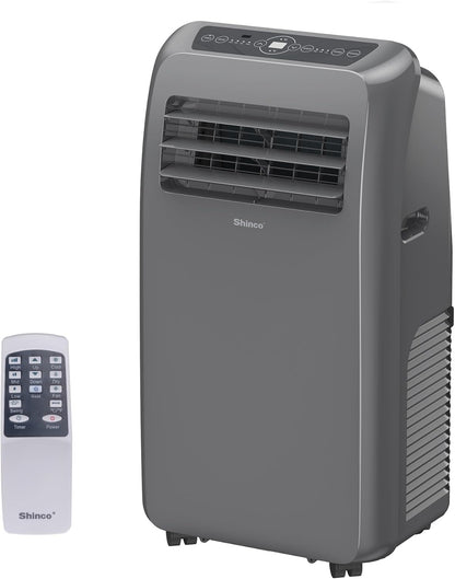 8,000 BTU Portable Air Conditioner, AC Unit with Built-in Cool, Dehumidifier & Fan Modes for Room up to 350 sq.ft, Conditioner Remote Control, 24 Hour Timer, Installation Kit