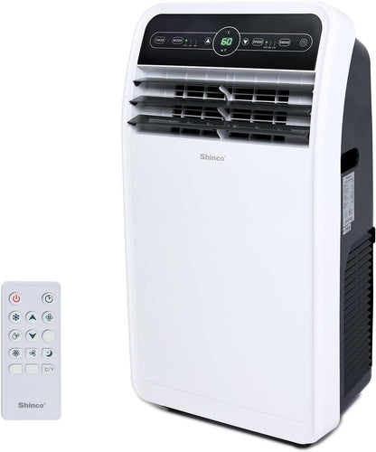 8,000 BTU Portable Air Conditioner, AC Unit with Built-in Cool, Dehumidifier & Fan Modes for Room up to 350 sq.ft, Conditioner Remote Control, 24 Hour Timer, Installation Kit
