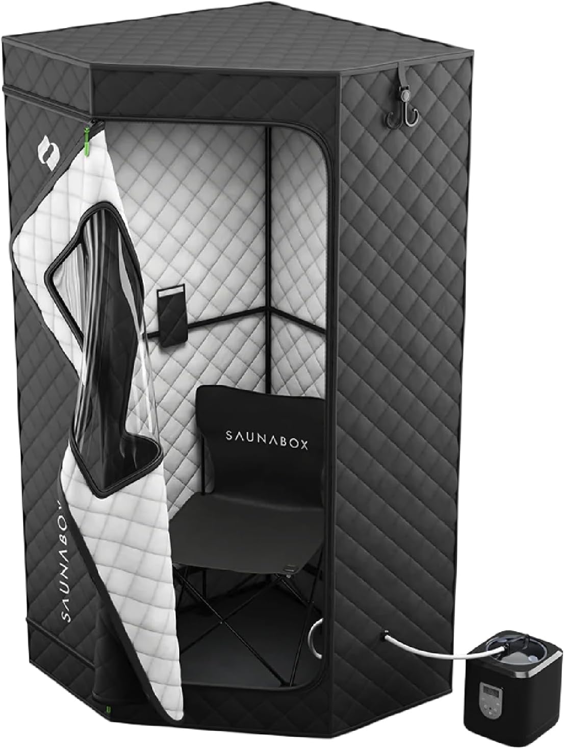 SmartSteam Kit Pro Portable Steam Sauna | Home Sauna Tent with Chair, Mat & Carry Case | Full Body Steam Therapy for Relaxation & Recovery | VOC-Free Materials