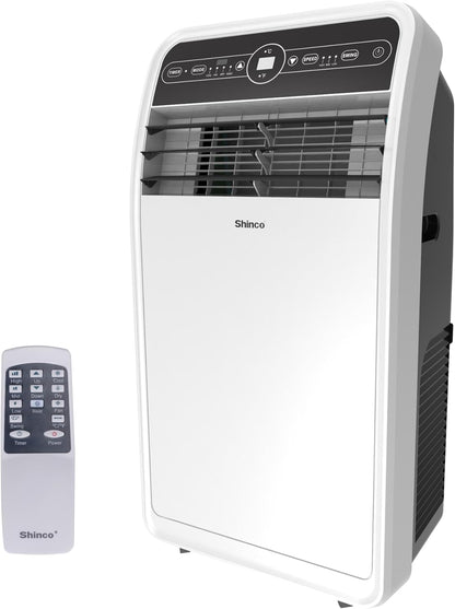8,000 BTU Portable Air Conditioner, AC Unit with Built-in Cool, Dehumidifier & Fan Modes for Room up to 350 sq.ft, Conditioner Remote Control, 24 Hour Timer, Installation Kit