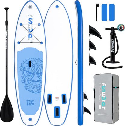 Inflatable Ultra-Light Stand Up Paddle Board for All Skill Levels with Premium SUP Paddleboard Accessories,Non-Slip Comfort Deck for Youth & Adults